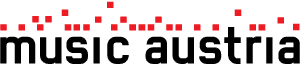 Das Logo des music information center austria.